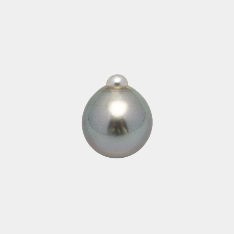 1pcs Light Green 12.7mm - SB AAA Quality Tahitian Pearl Single LP2147 OR10