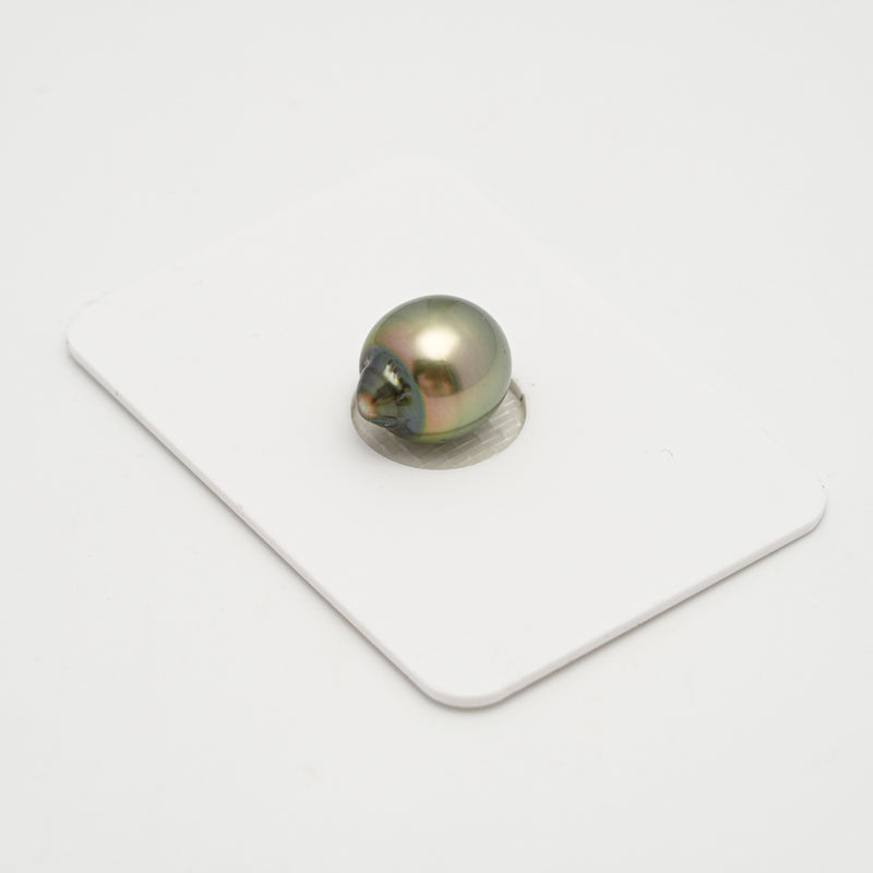 1pcs Golden Green 10.4mm - SB AAA Quality Tahitian Pearl Single LP2023 OR7