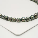 47pcs "High Luster" Green 8-11mm - SR/NR AAA/AA Quality Tahitian Pearl Necklace NL1591 OR10