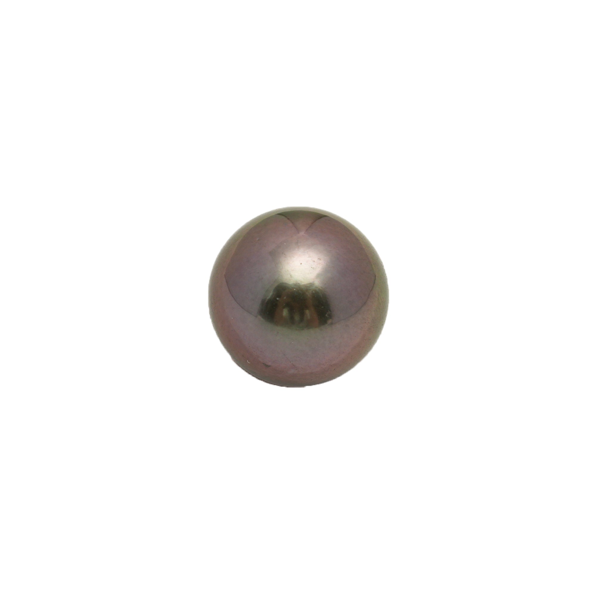 1pcs "High Luster" Green Cherry 13.6mm - RSR AAA Quality Tahitian Pearl Single LP2392 OR6