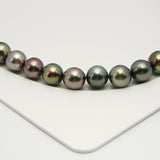 41pcs "High Luster" Multicolor 9-11mm - NR AAA/AA Quality Tahitian Pearl Necklace NL1565 OR10