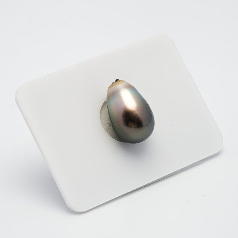 1pcs "High Luster" Green Mix 10.3mm - SB AAA/AA Quality Tahitian Pearl Single LP1848 TH2