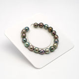 18pcs "Top Luster" Multicolor 8-10mm - CL/SB AAA/AA Quality Tahitian Pearl Bracelet BR2130 THMIX1