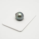 1pcs "High Luster" Light Green 12.4mm - SB AAA Quality Tahitian Pearl Single LP1998 MI1