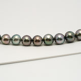 41pcs "High Luster" Multicolor 9-11mm - NR AAA/AA Quality Tahitian Pearl Necklace NL1565 OR10