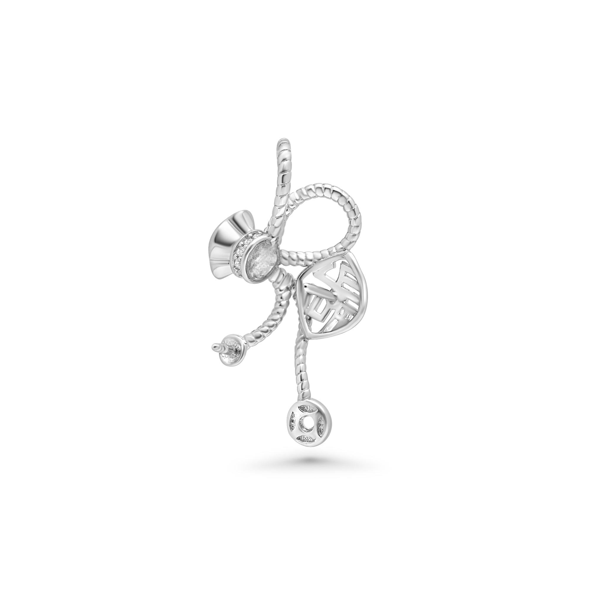 Pendant Clasp 925 Silver for Pearl SC530