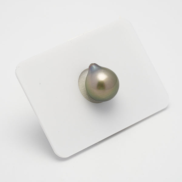 1pcs Green 11.1mm - SB AAA/TOP Quality Tahitian Pearl Single LP1869 THMIX2