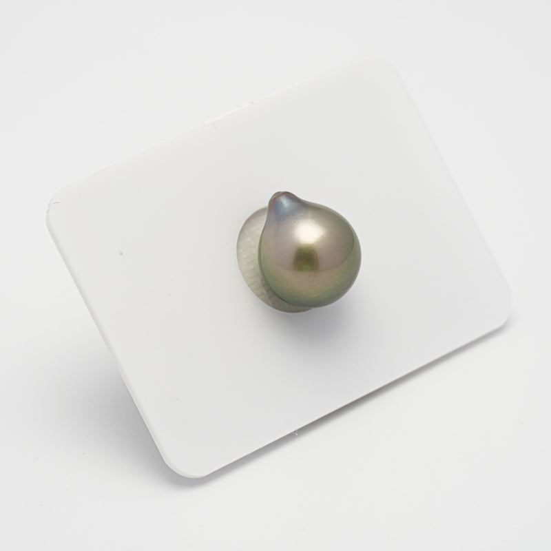 1pcs Green 11.1mm - SB AAA/TOP Quality Tahitian Pearl Single LP1869 THMIX2.6