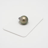 1pcs Green 11.1mm - SB AAA/TOP Quality Tahitian Pearl Single LP1869 THMIX2.6