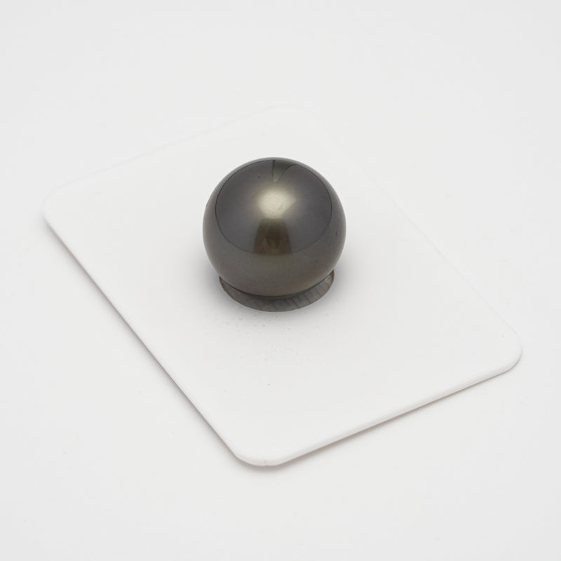 1pcs Dark Gray 15mm - RSR AA Quality Tahitian Pearl Single LP1884 TH1