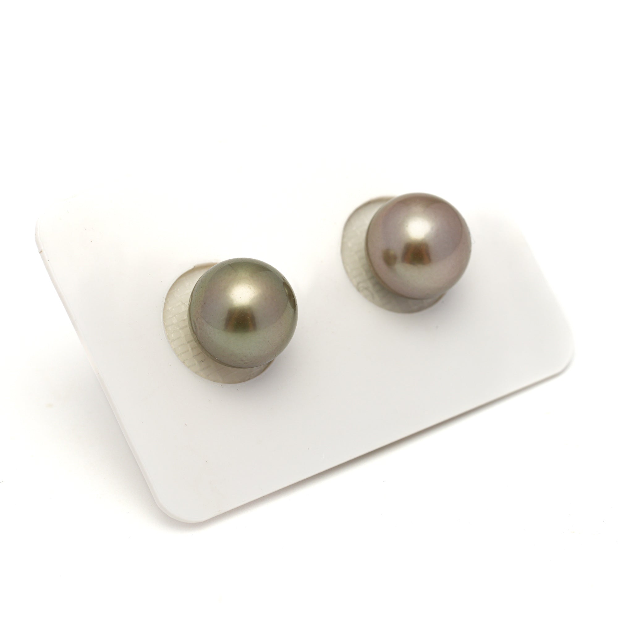 2pcs Light 10.4-10.5mm - RSR AAA Quality Tahitian Pearl Pair ER1741