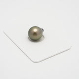 1pcs Green 11.1mm - SB AAA/TOP Quality Tahitian Pearl Single LP1869 THMIX2.6