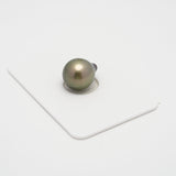 1pcs Green 11.1mm - SB AAA/TOP Quality Tahitian Pearl Single LP1869 THMIX2