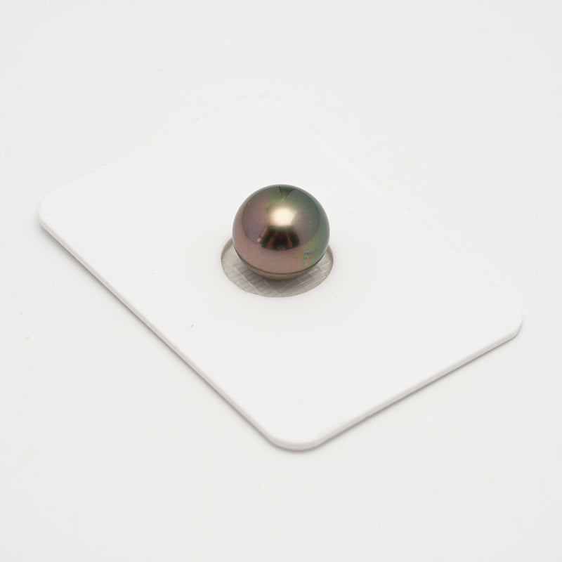 1pcs Green Cherry 10.5mm - SB AAA/AA Quality Tahitian Pearl Single LP2109 OR10