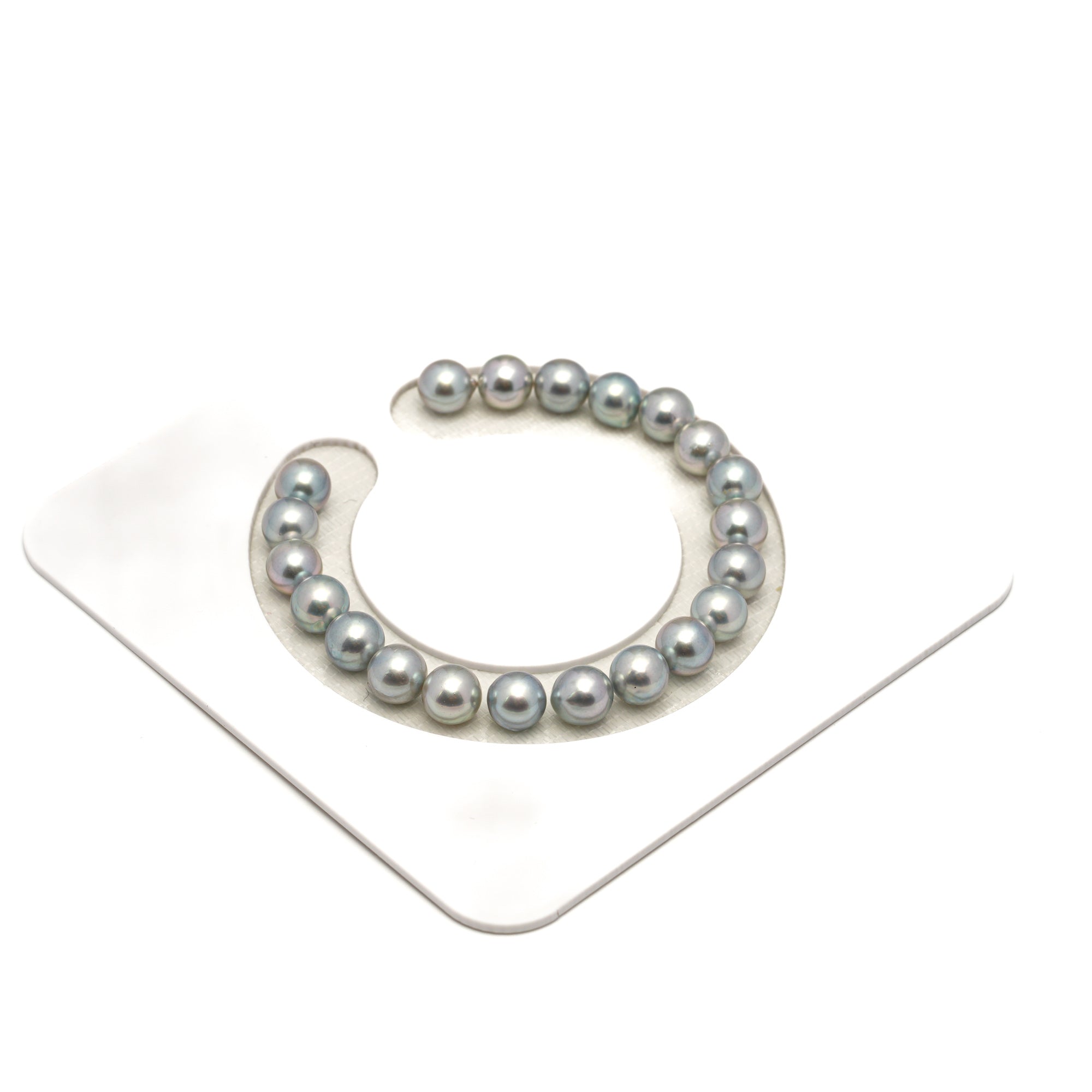 21pcs Akoya Pearl Silver Mix 7.4-7.9mm - SR/NR AAA/AA Quality Bracelet AKBR2399 CMA1