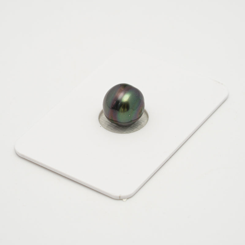 1pcs Aubergine 10.5mm - CL AAA Quality Tahitian Pearl Single LP2024 OR7