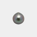 1pcs "High Luster" Aubergine 11mm - SB/NR TOP/AAA Quality Tahitian Pearl Single LP2146 OR10