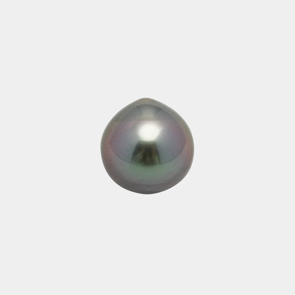 1pcs "High Luster" Aubergine 11mm - SB/NR TOP/AAA Quality Tahitian Pearl Single LP2146 OR10