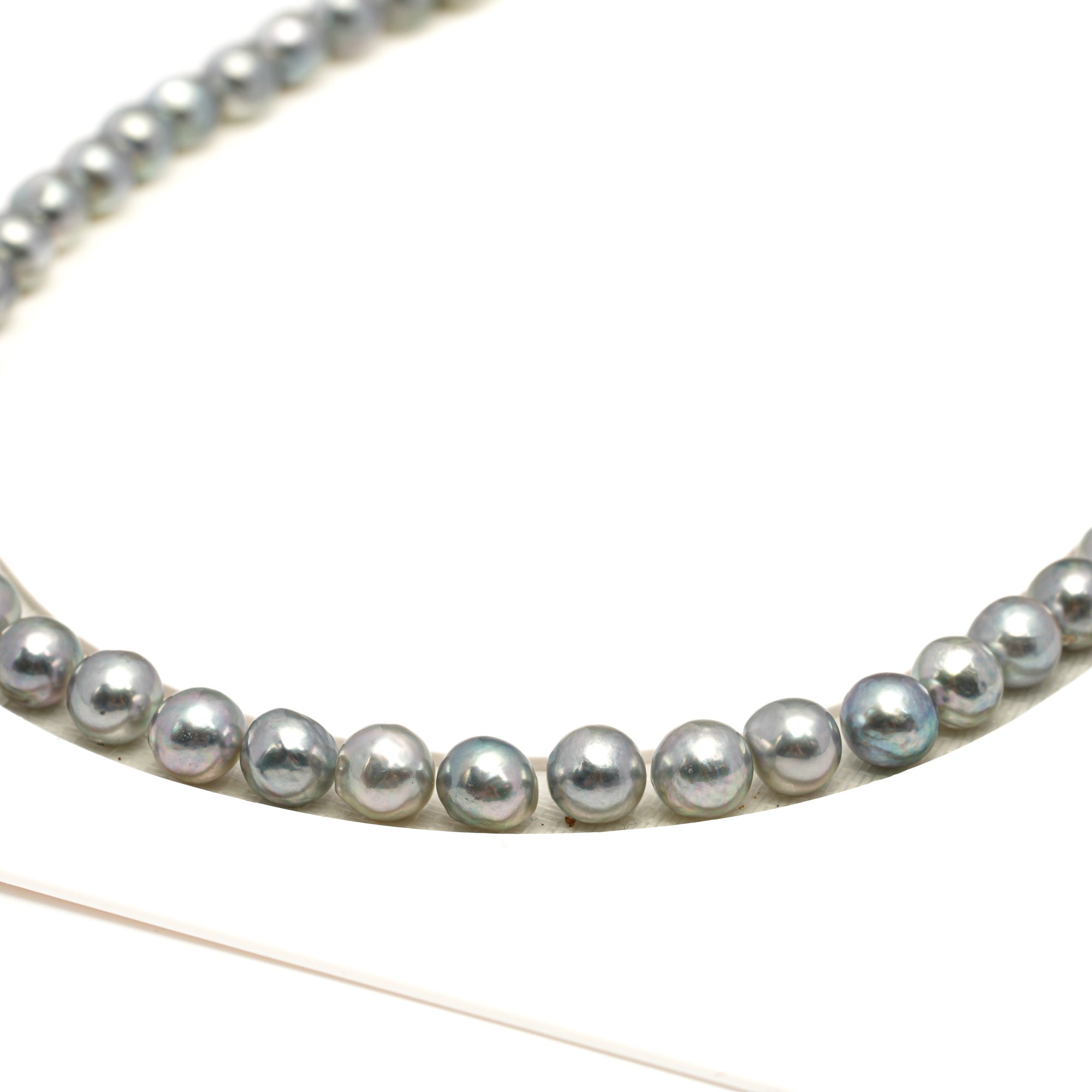 50pcs Akoya Pearl "High Luster" Silver Mix 7-7.9mm - BQ AAA/AA Quality Necklace AKNL1749 CMA1
