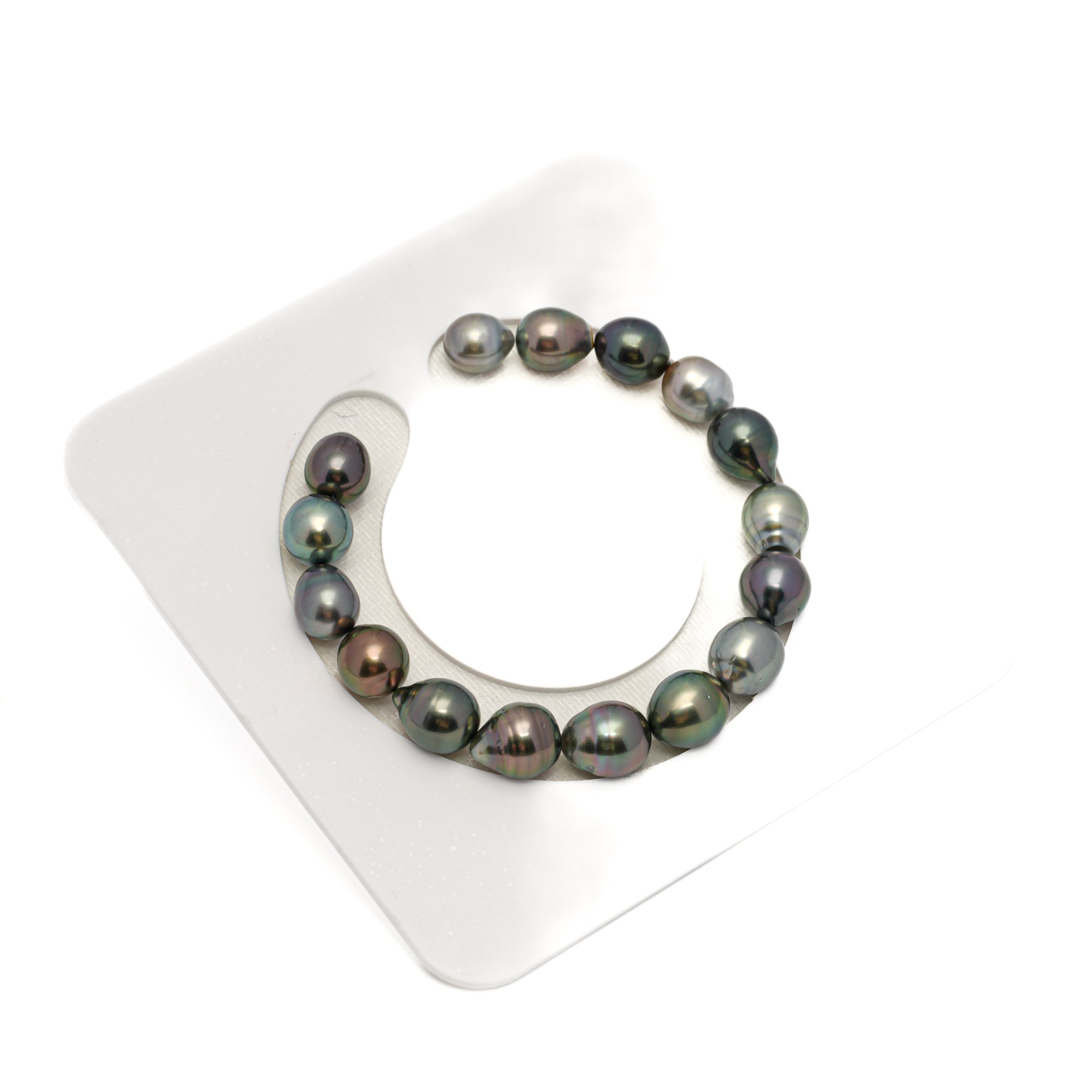 16pcs Multicolor 8-10mm - SB AAA Quality Tahitian Pearl Bracelet BR2268 HL4