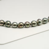 43pcs "High Luster" Mix 8-11mm - CL/SB AAA/AA Quality Tahitian Pearl Necklace NL1613 HL3