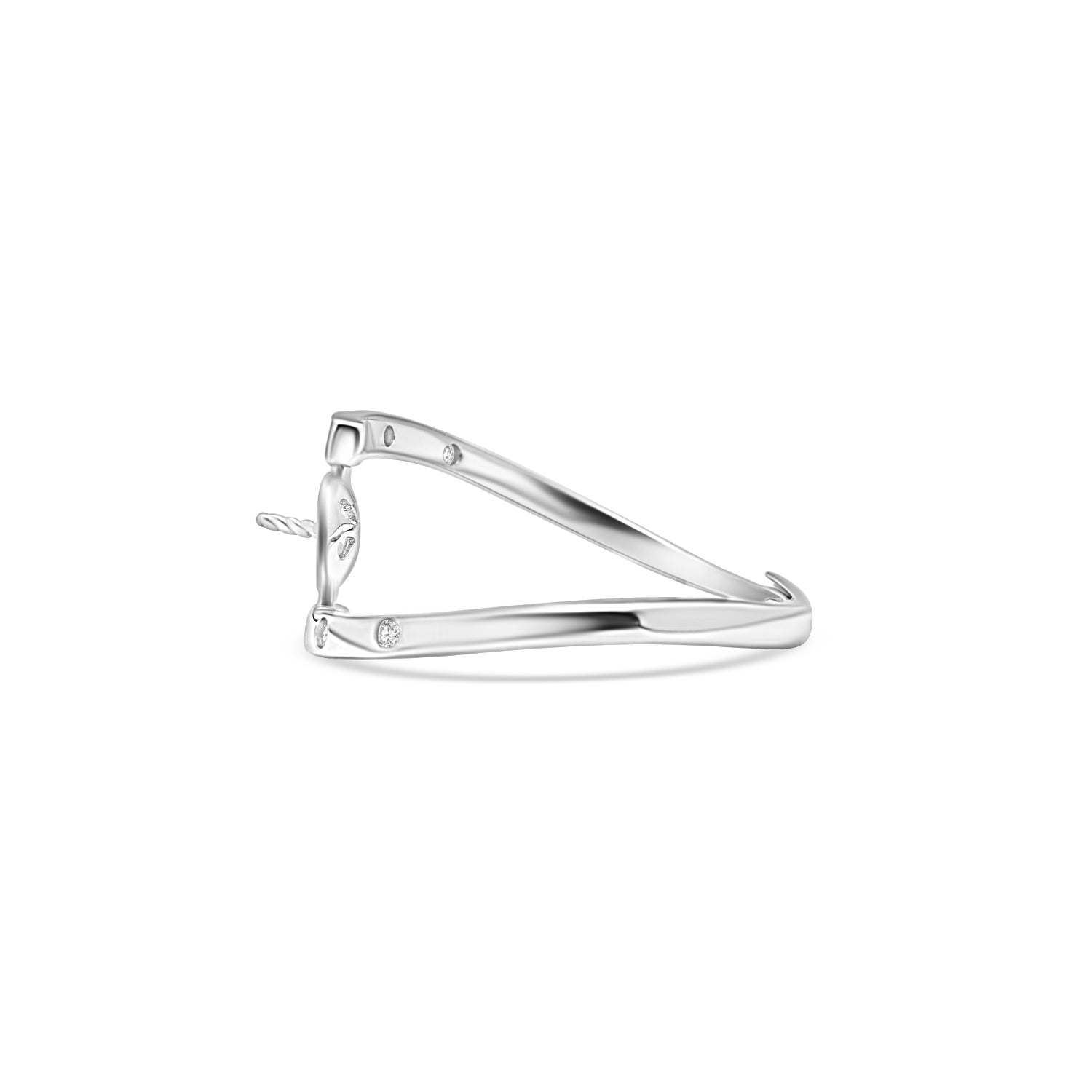 Adjustable Ring 925 Silver for pearl SC388