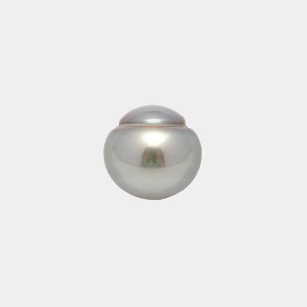 1pcs "High Luster" Silver 10.9mm - CL TOP Quality Tahitian Pearl Single LP1870 THMIX2.6