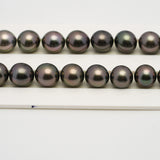 41pcs Multicolor 8-10mm - SR/NR TOP/AAA Quality Tahitian Pearl Necklace NL1517