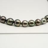 43pcs "High Luster" Mix 8-11mm - CL/SB AAA/AA Quality Tahitian Pearl Necklace NL1613 HL3