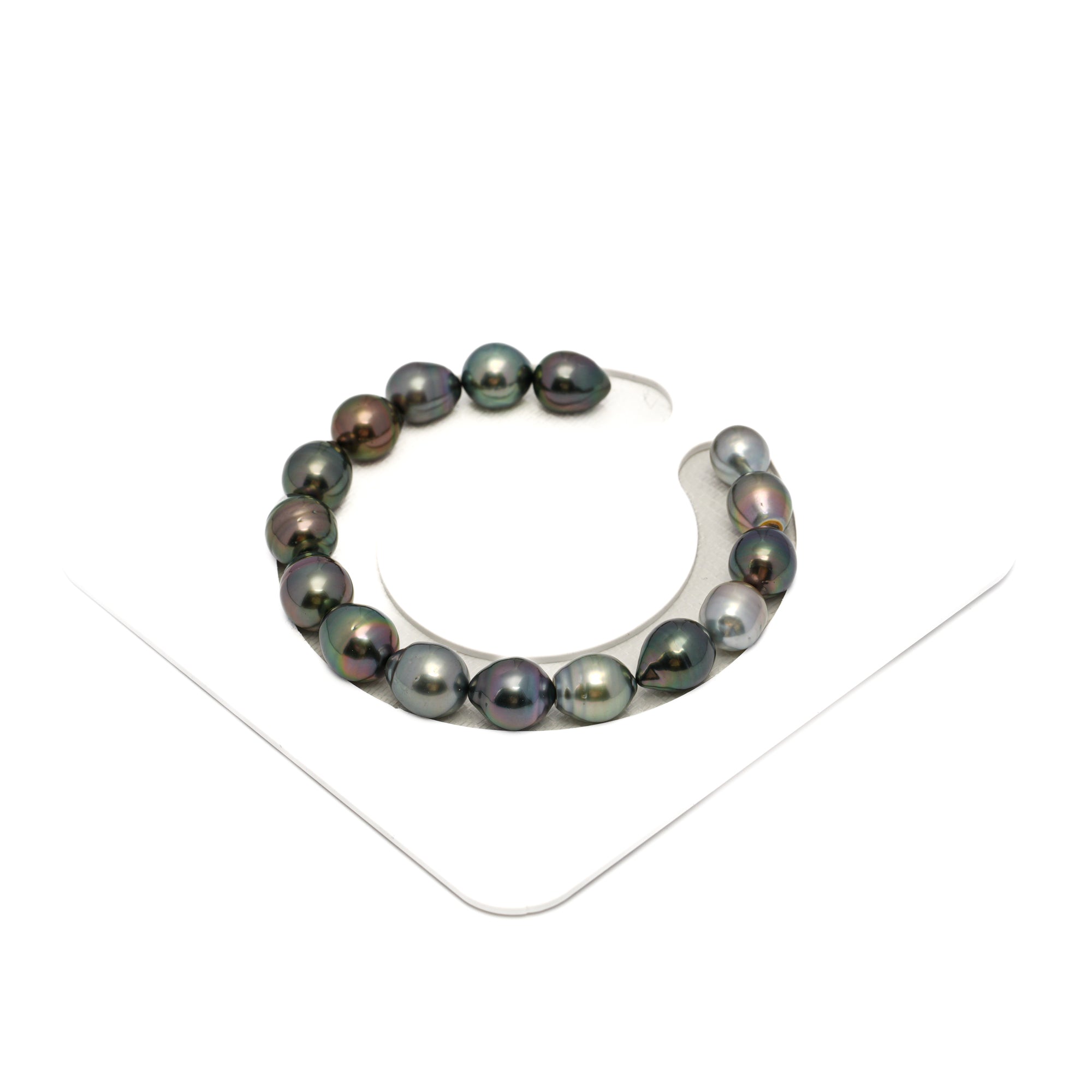 16pcs Multicolor 8-10mm - SB AAA Quality Tahitian Pearl Bracelet BR2268 HL4