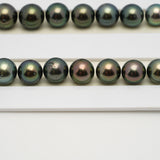 47pcs Green 8-11mm - SR AA/AAA Quality Tahitian Pearl Necklace NL1541 THMIX3