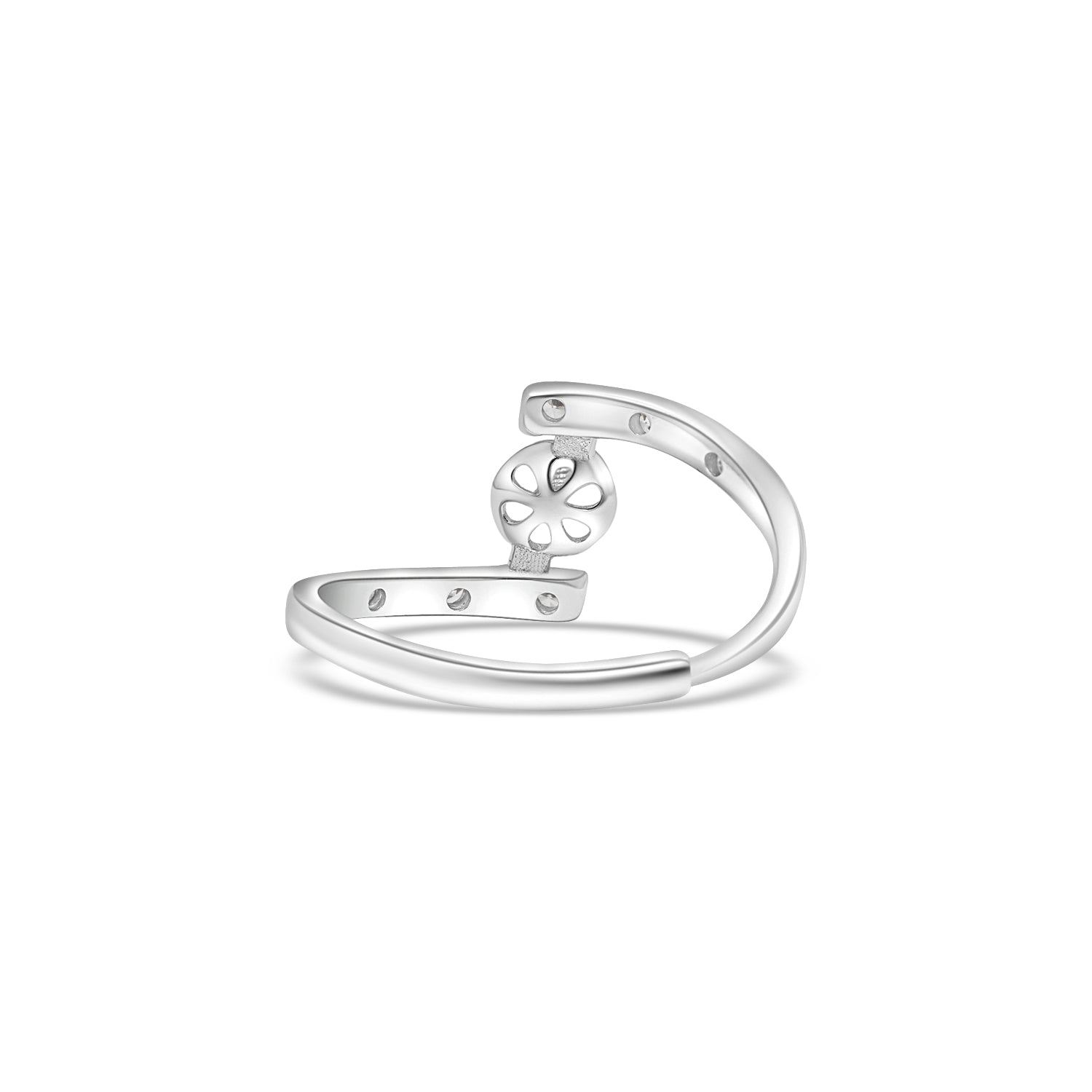 Adjustable Ring 925 Silver for pearl SC388