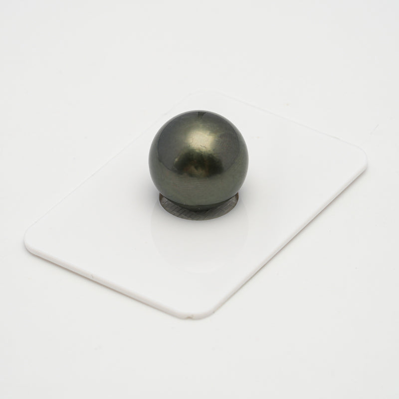 1pcs Dark Green 15.1mm - SR AA Quality Tahitian Pearl Single LP1834 TH1