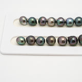 42pcs Multicolor 8-10mm - SB AAA/AA Quality Tahitian Pearl Necklace NL1513 THMIX2.6