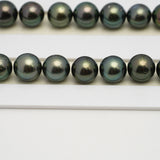 47pcs Green 8-11mm - SR AA/AAA Quality Tahitian Pearl Necklace NL1541 THMIX3