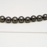 49pcs Dark 8-10mm - SR/NR AA/A Quality Tahitian Pearl Drilled Necklace NL1583 CMP4