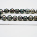 47pcs Multicolor 8-9mm - SB AAA/AA Quality Tahitian Pearl Necklace NL1404 OR7