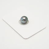 1pcs "High Luster" Green Cherry 9.2mm - DROP TOP/AAA Quality Tahitian Pearl Single LP2025 OR7