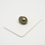 1pcs "High Luster" Green 10.3mm - SB AAA/AA Quality Tahitian Pearl Single LP1894