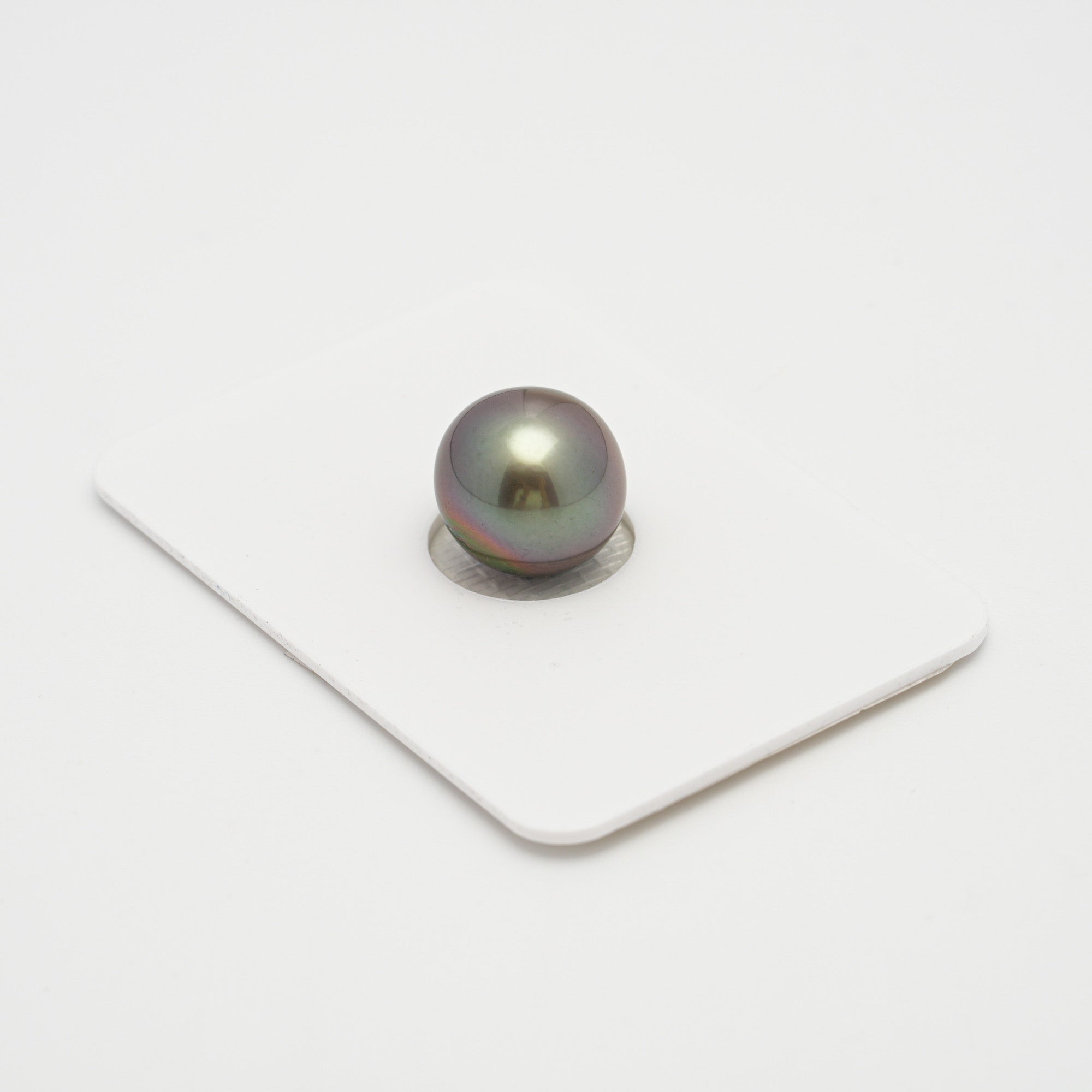 1pcs "High Luster" Green Cherry 11.5mm - SR AAA Quality Tahitian Pearl Single LP1958 A101