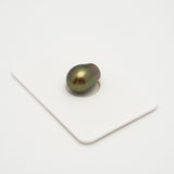 1pcs "High Luster" Green 10.3mm - SB AAA/AA Quality Tahitian Pearl Single LP1894