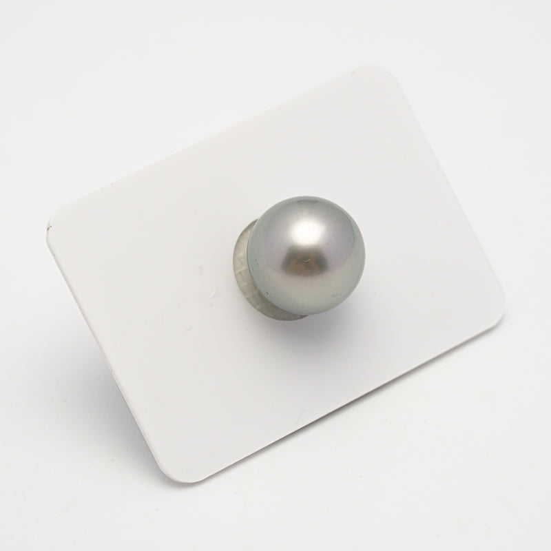 1pcs Silver Gray 13.2mm - RSR AAA/AA Quality Tahitian Pearl Single LP2092 THMIX1