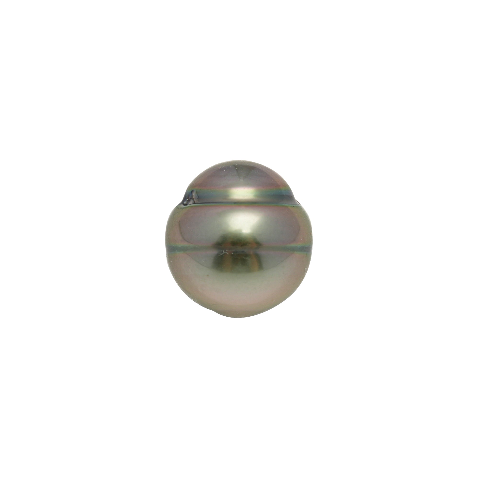 1pcs Light Green 12.4mm - CL AAA Quality Tahitian Pearl Single LP2349 CMP10
