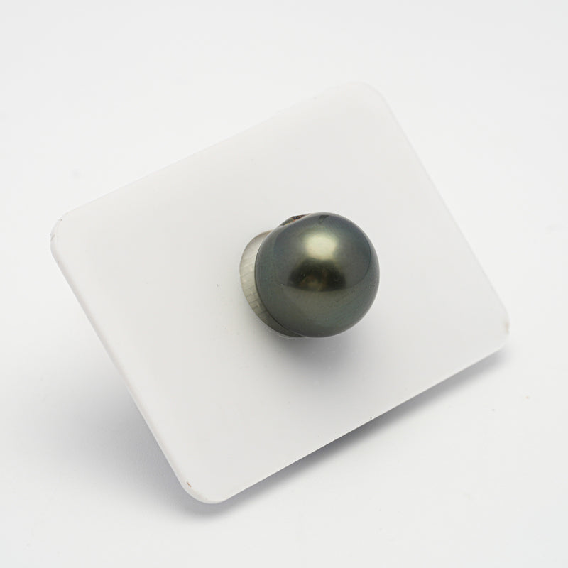 1pcs Green 13.2mm - NR AA/AAA Quality Tahitian Pearl Single LP1835 TH1