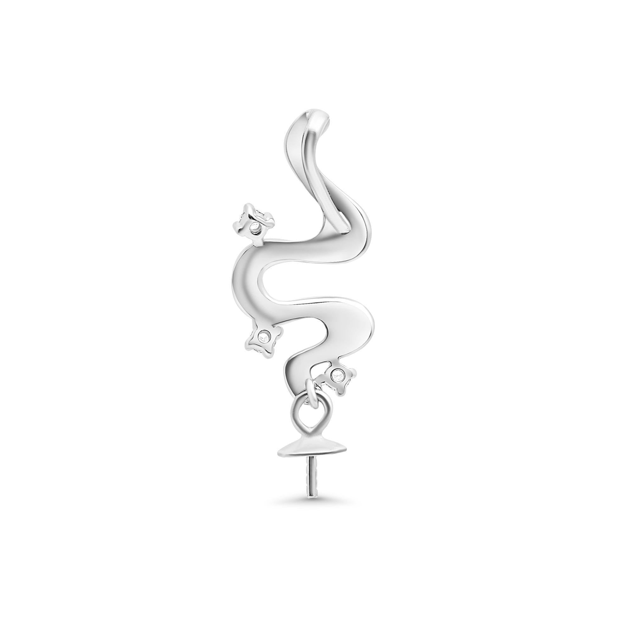 Pendant Clasp 925 Silver for Pearl SC463