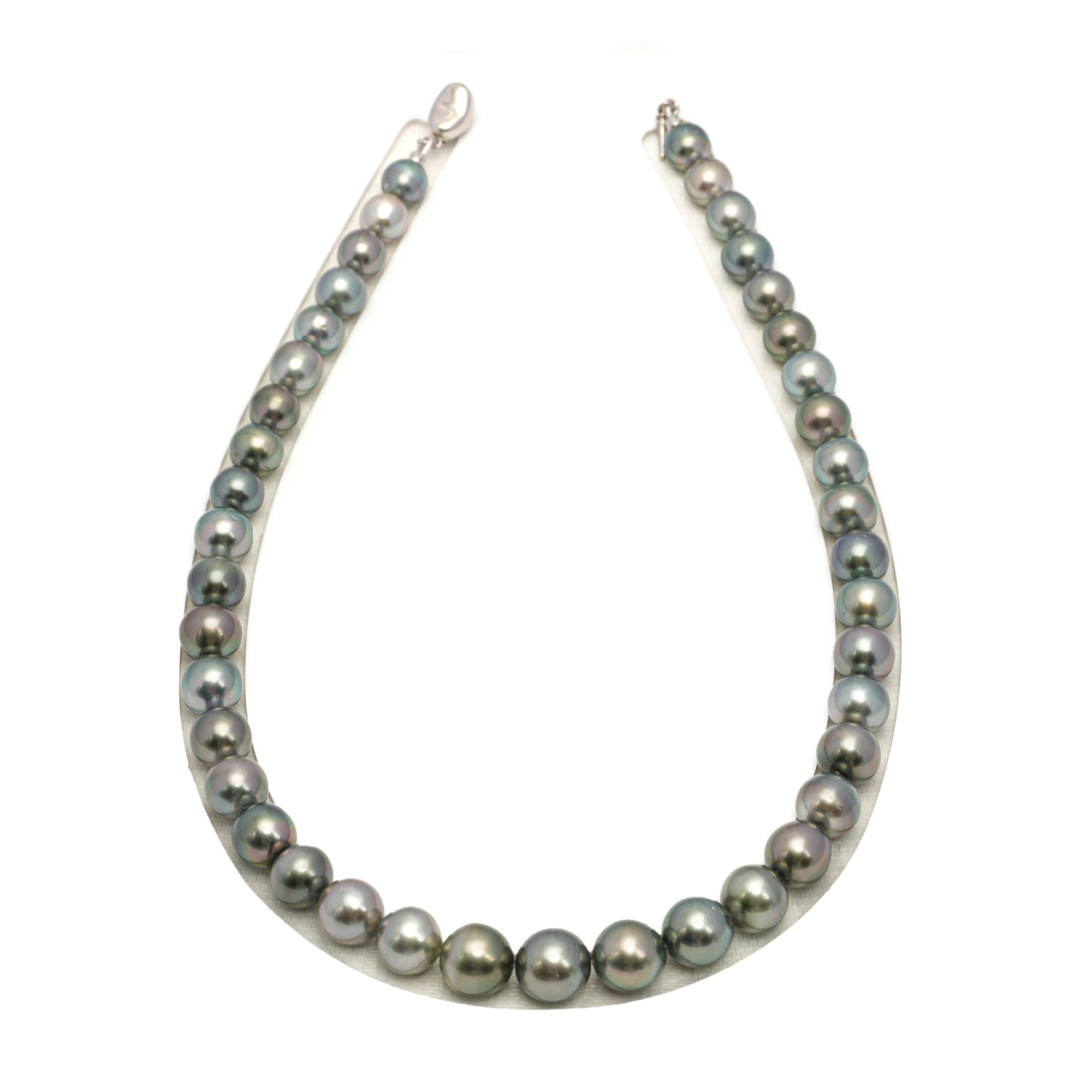 41pcs Multicolor 8-12mm - SR/NR AAA/AA Quality Tahitian Pearl Drilled Necklace NL1733 WF1