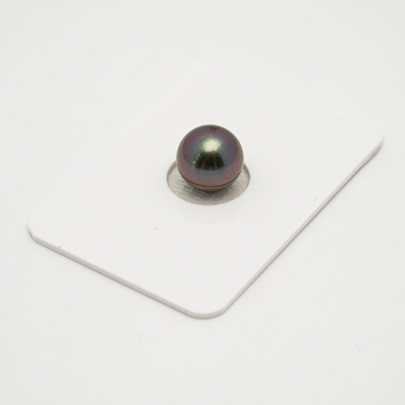 1pcs "High Luster" Cherry 10mm - SB AAA Quality Tahitian Pearl Single LP2111 OR10