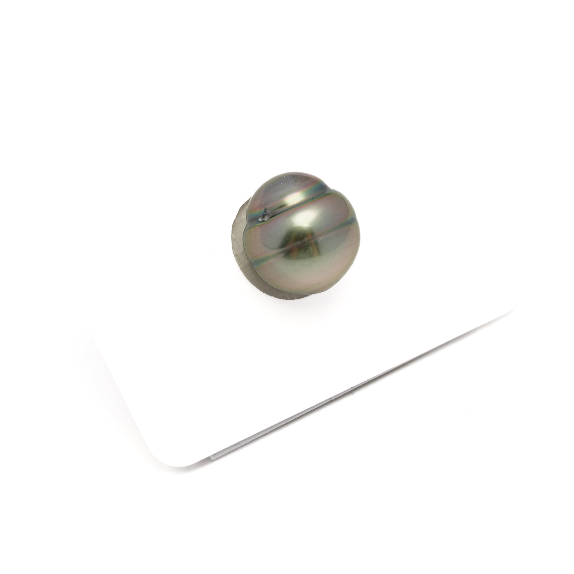 1pcs Light Green 12.4mm - CL AAA Quality Tahitian Pearl Single LP2349 CMP10