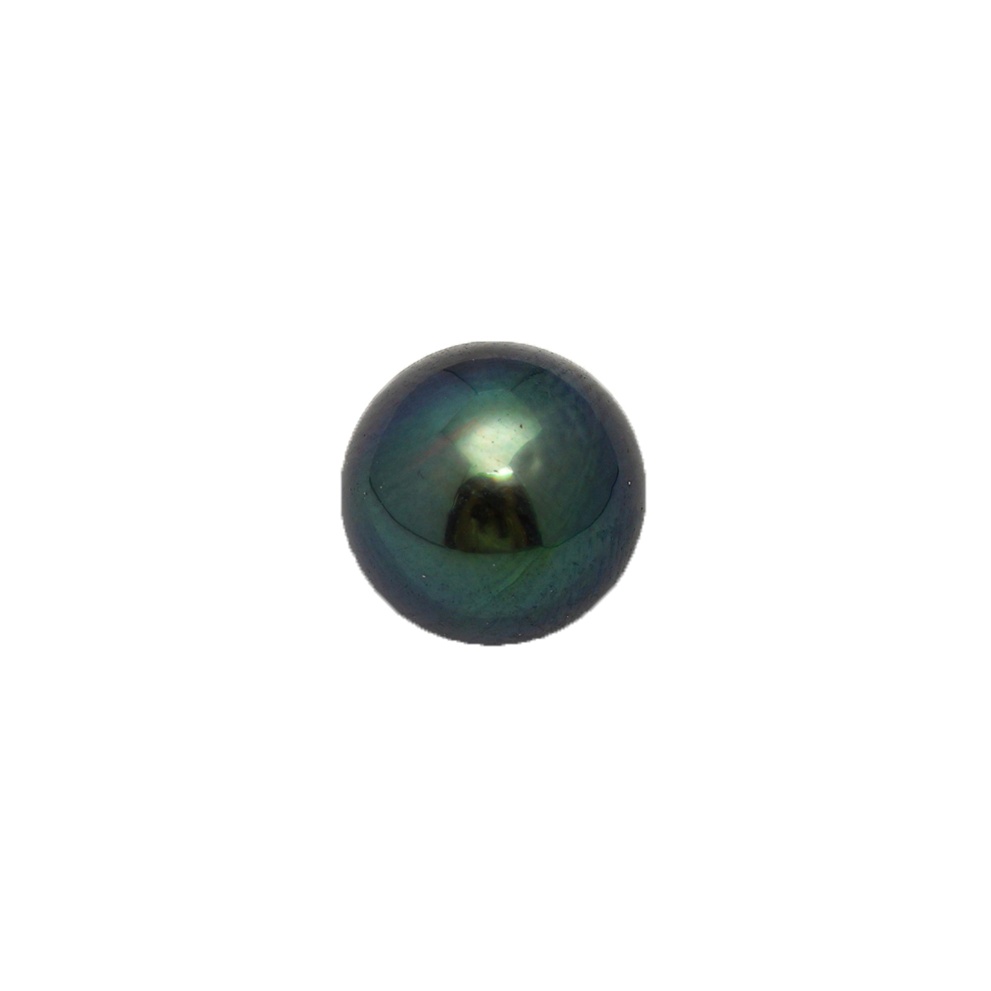 1pcs "High Luster" Blue Green 9.2mm - RSR AA Quality Tahitian Pearl Single LP2381 OR13
