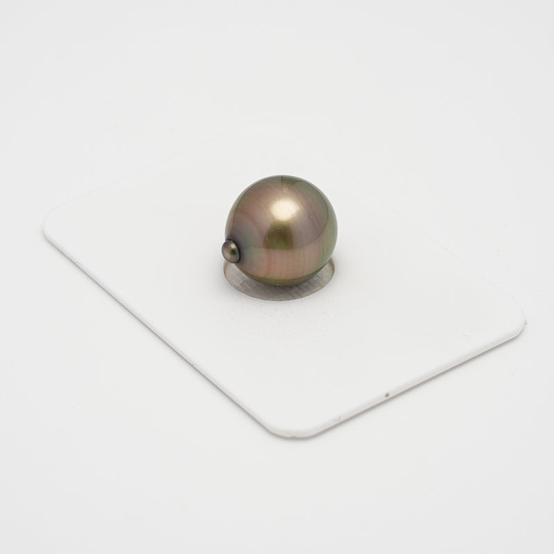 1pcs Yellow Green 12.2mm - SB AAA Quality Tahitian Pearl Single LP1871 THMIX2.6